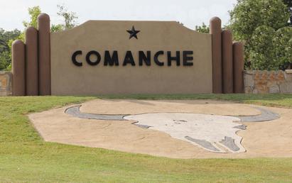 Comanche TX Economic Development Corporation sign