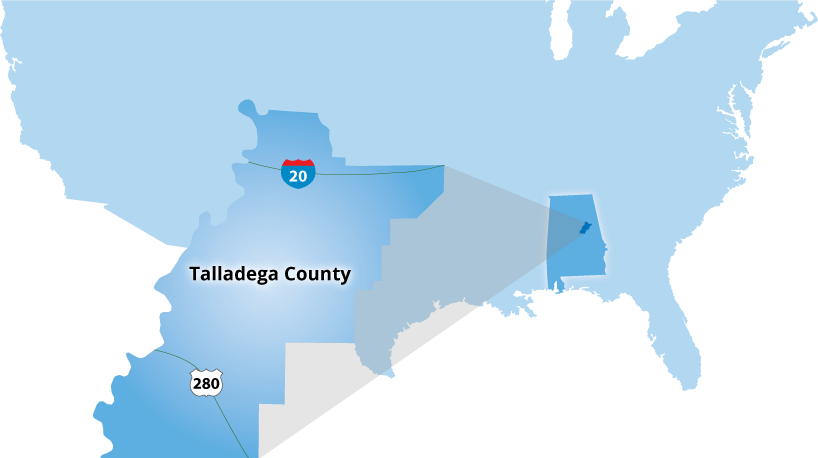 Talladega map