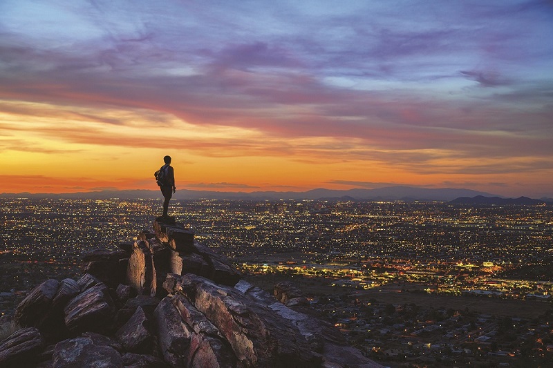ACA-Sunset Hiker image