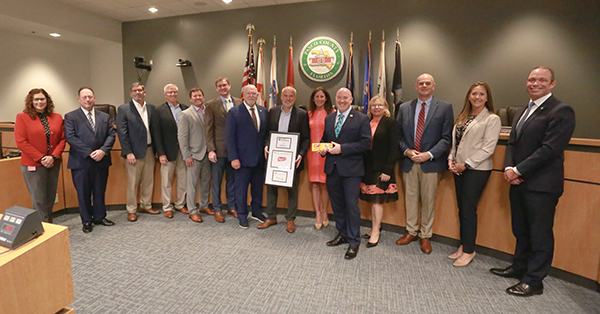 Representatives from Bauducco Foods, Pasco Economic Development Council, SelectFlorida/FloridaCommerce, City of Zephyrhills, Pasco County elected officials and Duke Energy. | Image courtesy of Pasco EDC