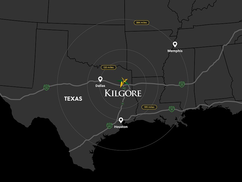 Kilgore EDC Map