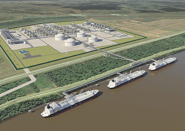 LNG production and exports are booming in Louisiana and set to grow further, elevating the state’s long standing prominence in the global energy supply chain. Photo provided by Venture Global