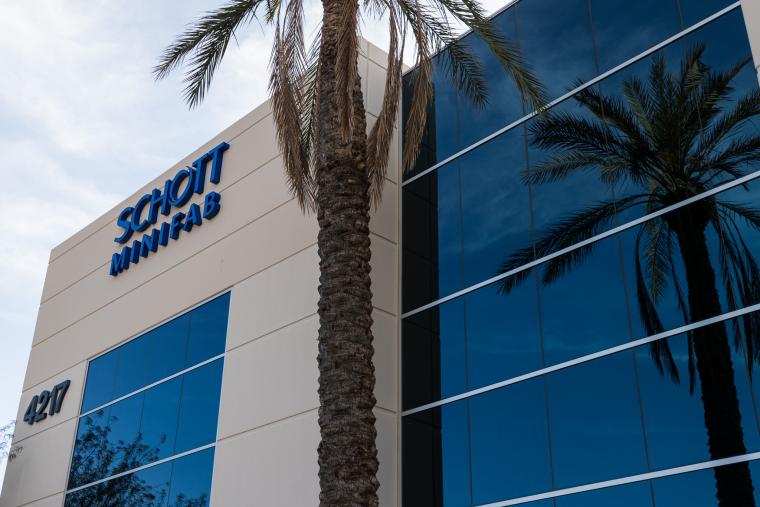 AZ: Life Sciences Company Schott Opens First Facility in U.S., Creating 150 Jobs in Phoenix Area