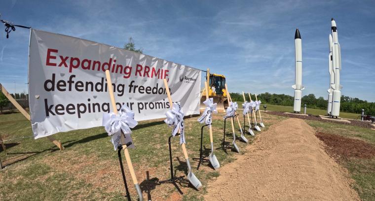 AL: Raytheon Kicks Off $115 Million Expansion at Alabama Missile Factory, Creating 185 Jobs