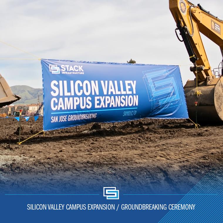 CA: STACK Infrastructure Breaks Ground on Expansion of 100MW Campus in Heart of Silicon Valley