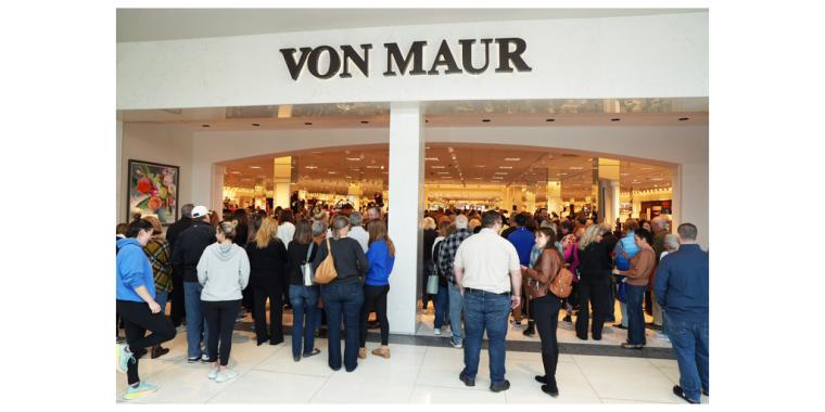 PA: Von Maur Department Stores Opens First Location in Pennsylvania, Creating 100+ Jobs