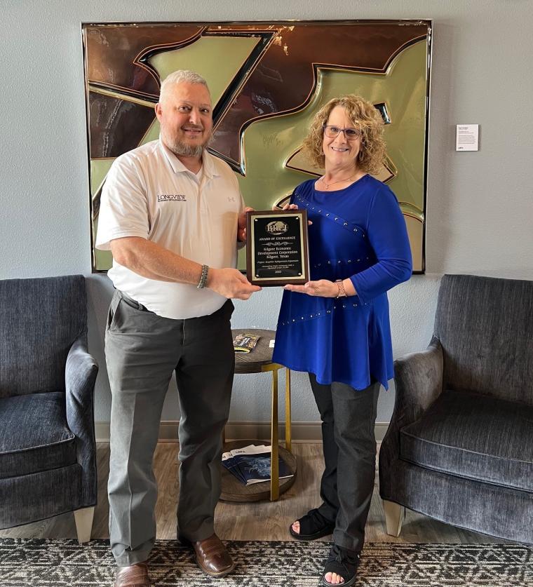 TX: Kilgore Economic Development Corp. Gains Top Business Retention & Expansion Honor for 3rd Year