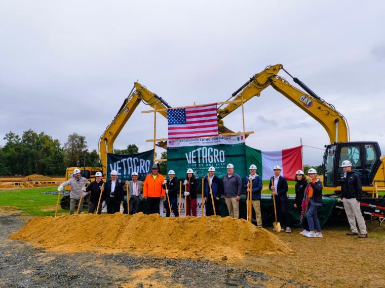 MD: Italian Firm Vetagro Expands U.S. Operations with Groundbreaking in Easton, Md.