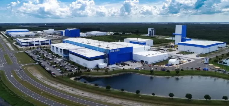 FL: Blue Origin to Construct Rocket Refurbishment Facility Near New Glenn Launch Pad