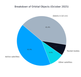Survey Says Orbital Traffic Surges: 13,026 Active Satellites as of Oct. 1, a 23% Y-O-Y Increase