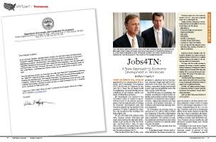 State of Tennessee: Jobs4TN: A New Approach to Economic Development in Tennessee