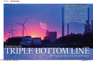 Manufacturing: Furthering the Triple Bottom Line Through the Site Selection Process