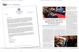 New Jersey - Tax Cuts, Regulatory Reform and Business Advocacy Redefine New Jersey in the Marketplace