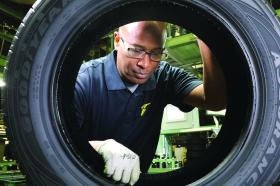 Goodyear’s Lawton facility is nearly three million square feet and has seen more than $1 billion in modernizations and expansions since it opened in the late 1970s. Photo Courtesy of Oklahoma Department of Commerce. 