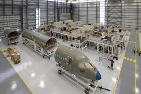 Alabama Aero. Airbus is adding a third Final Assembly Line at its manufacturing facility in Mobile to increase production of A320 Family passenger jets. The project will create 1,000 jobs. Photo Courtesy of Airbus