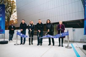 Governor Gretchen Whitmer joined KLA President and CEO Rick Wallace and other officials for a ribbon cutting at KLA’s Ann Arbor headquarters in 2021. Photo provided by Michigan Executive Office of the Governor