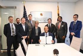 DARPA Quantum MOU Signing. Photo provided by Executive Office of the Governor