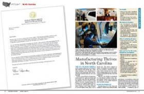 Manufacturing Thrives in North Carolina