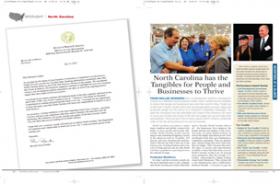North Carolina:  North Carolina has the Tangibles for People and Businesses to Thrive