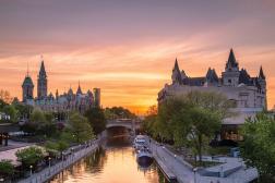 Ottawa’s historic landscape at dawn. The city is one of the innovative environments in Ontario which is building what comes next.