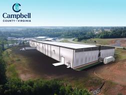 Rendering of the 103,000-square-foot speculative industrial building at Seneca Commerce Park in Campbell County, Virginia. Rendering of the 103,000-square-foot speculative industrial building at Seneca Commerce Park in Campbell County, Virginia.