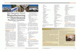 Best Approaches Toward Manufacturing and Distribution Facilities Location Best Approaches Toward Manufacturing and Distribution Facilities Location