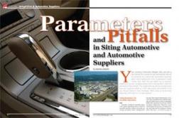 Parameters and Pitfalls in Siting Automotive and Automotive Suppliers Parameters and Pitfalls in Siting Automotive and Automotive Suppliers