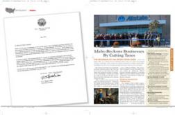 Idaho Beckons Businesses by Cutting Taxes