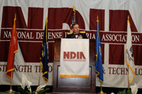 General David H. Petraeus, Commander, U.S. Central Command, accepts NDIA's Dwight D. Eisenhower Award