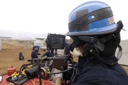 In Mesa, Arizona, the Rapid Response Team's video survelliance helps locate victims of a building collapse.