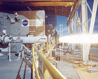 NASA tests rocket engines at its Stennis Space Center in Hancock County, MS.