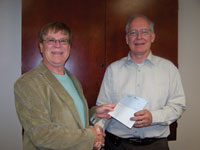 Gene McCracken, Lawrence County Economic Growth Council Executive Director, and Don Renner