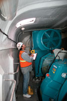 J.H. Kelly - working on a nacelle in Longview, Washington