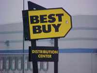 Best Buy's distribution center in Ardmore, Oklahoma